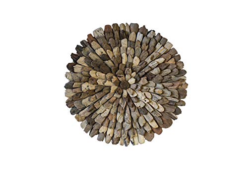 Creative Co-Op Round Driftwood Wall Décor
