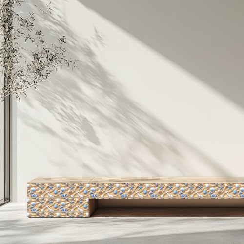 IVN Wallpaper Border Peel and Stick Wall Beach Starfish Seashell 4x196 Inch - color: Beach Starfish Seashell