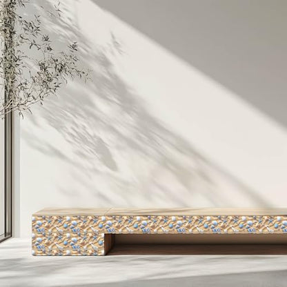 IVN Wallpaper Border Peel and Stick Wall Beach Starfish Seashell 4x196 Inch - color: Beach Starfish Seashell