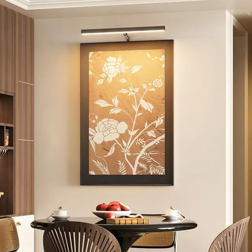 16" LED Picture Light Plug in, 5W Black Art Light - color: Black, size: 16 inch