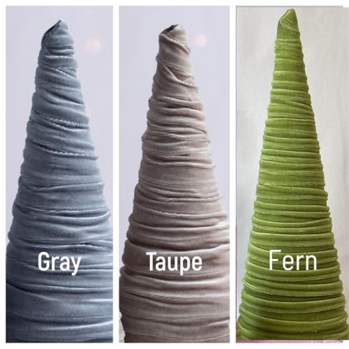 Create Your Own Set of 4 Velvet Trees, Valentine Tree Tabletop, Winter Mantel Decor, Handcrafted Entryway, Wedding Centerpiece Bookshelf (Create Your Own) - color: Create Your Own
