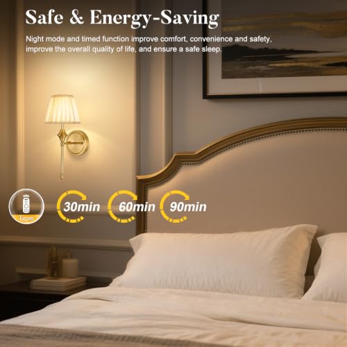 Battery Operated Wall Sconces with Dimmable Led Bulbs and Remote - color: Dull Bronze