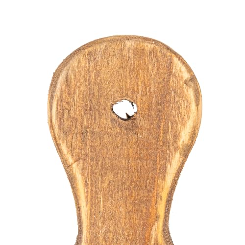 Creative Co-Op Small Wood Pedestal with Handle,Square (Pack of 12) - color: Natural, size: Square (Pack of 12), style: Rectangle