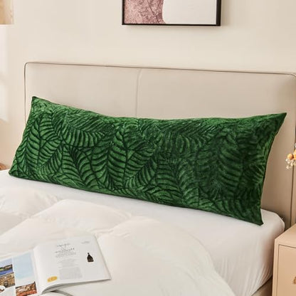 SOCHOW Body Pillow Cover 21x54 Inches, 1 Pack, Olive Green - color: Olive Green, size: 54" x 21" (Pack of 1)