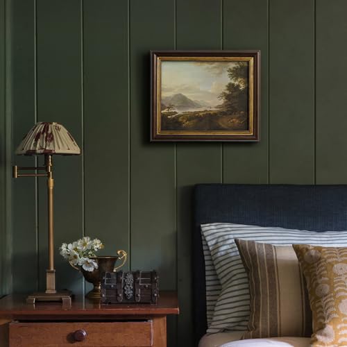 Vintage Framed Canvas Wall Art, Small Forest Path Landscape Wall Decor - color: 13, size: 12"L x 10"W