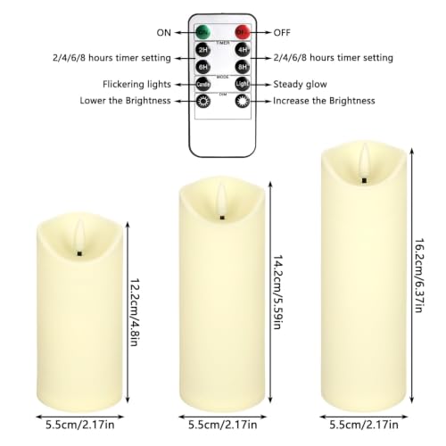 24 Pack Ivory Flameless Candles, with 4 Remote Controls - color: 24Wave Flameless Candle