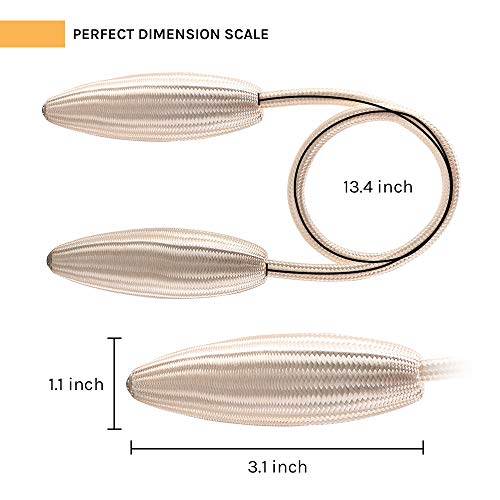 NICEEC 2 Pack DIY Curtain Tiebacks Clips Crystal Decorative Creative Twist Drape Tie Backs European Style Random Modelling Curtain Holdbacks for Home Kitchen Office Window Drapery (Creamy White) - color: Creamy White, size: 2 Pack