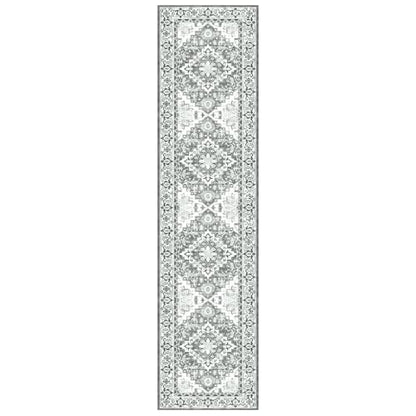 Lessymo Runner Rug for Hallway 2 x 8, Machine Washable Area Rugs Grey White - color: Grey Beige, size: 2' x 8' (Runner)