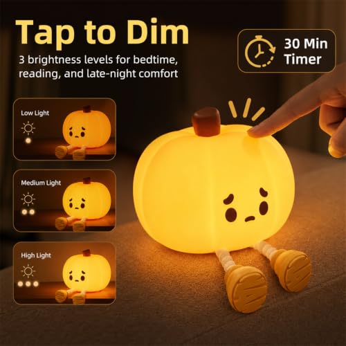 Halloween Pumpkin Night Light Official Licensed Genuine Halloween Gifts