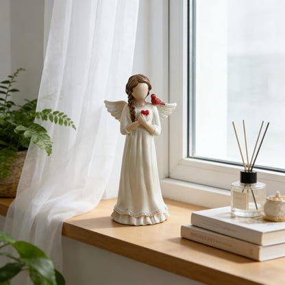 Cardinal Gifts for Women，Sympathy Gifts Angel Figurine - color: Guardian Angel