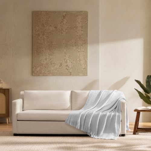 UGG Margot Knit Throw Blanket, Home Decor, 50" x 70", Light Gray (Stone) - color: Light Gray