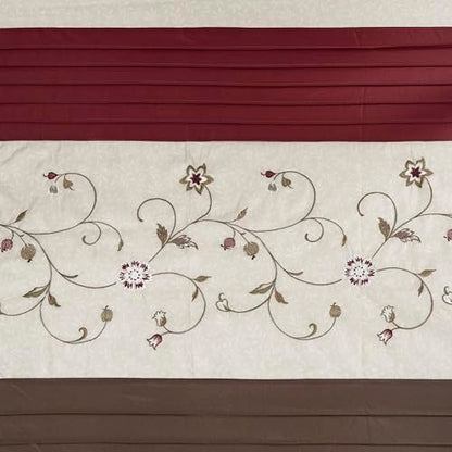 Madison Park Serene Shower Curtain for Bathroom, 72 x 72, Red - color: Red, size: 72"W x 72"L (Pack of 1)
