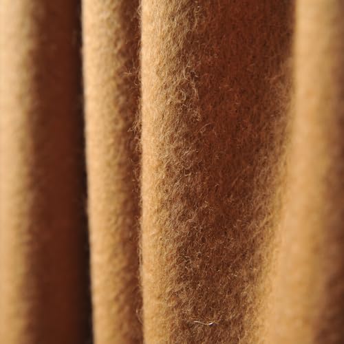 CUDDLE DREAMS Premium Cashmere Throw Blanket with Fringe (Camel) - color: Camel