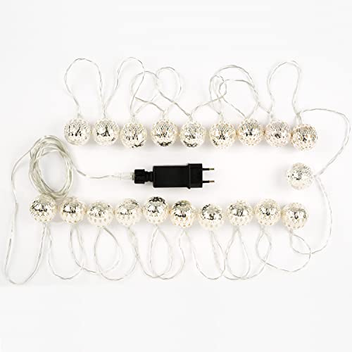 Cobus CozyHome Heart String Lights – 23 FT & 20 Warm White LEDs | Indoor | Christmas Fairy Lights Engagement Wedding Decoration Table Decoration Fairy Lights - size: Stecker - 20 LEDs - 7 Meter