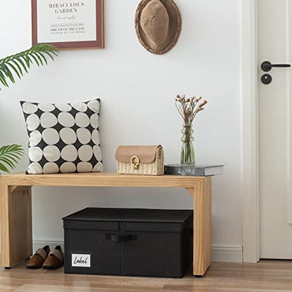 GRANNY SAYS Extra Large Storage Bins with Lids, Closet Bins, Black - color: Black, size: Extra Large - 1 Pack