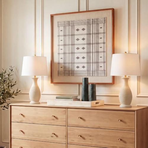 SAFAVIEH Bentlee Table Lamp Set of 2, 30" Coastal Bone TBL4131B-SET2 - color: Bone
