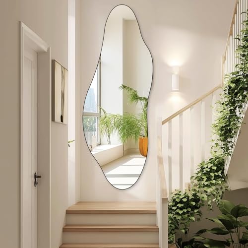 QDSSDECO 63" x 24" Full Length Mirror Irregular Star Shaped, Frameless - color: Star