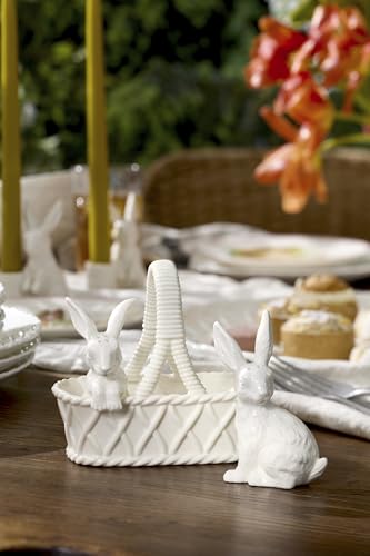 Lenox Wicker Creek Bunny Porcelain Easter Salt and Pepper Shaker Set - style: Salt & Pepper Set