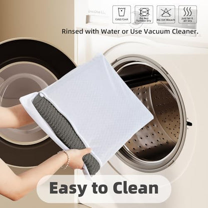 TYUU Bathroom Rugs Non Slip Washable, Super Absorbent Thin Bath Mat Small Quick Dry Low Pile Bathroom Rug, Dark Grey 16"x24" - color: Dark Grey, size: 1'4" X 2' (Rectangular)