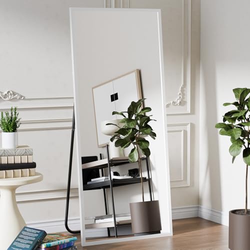 Koonmi 71"x30" Floor Mirror Full Length, Large Sliver Mirror - color: Silver, size: 71"L x 31"W