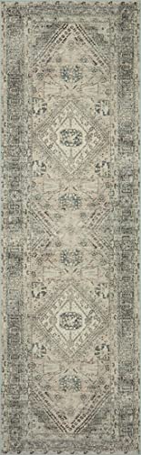 Loloi Magnolia Home Sinclair Natural/Sage 2'-3" x 11'-6" Runner Rug - color: Natural / Sage, size: 2'3" x 11'6" (Rectangular)