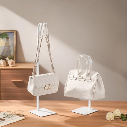 pickpiff 3-Pack Adjustable Table Banner Stands & Purse Holders, White - color: White, size: 3 Pack