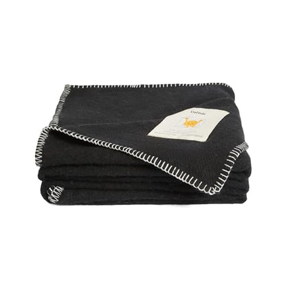 UnHide Knit Alpaca Blanket, Ultra-Soft and Lightweight Throw Blanket - color: Night Owl, size: Alpaca (60" x 80")