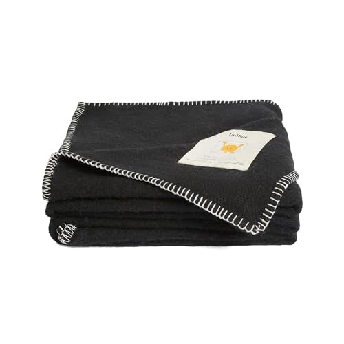 UnHide Knit Alpaca Blanket, Ultra-Soft and Lightweight Throw Blanket - color: Night Owl, size: Alpaca (60" x 80")