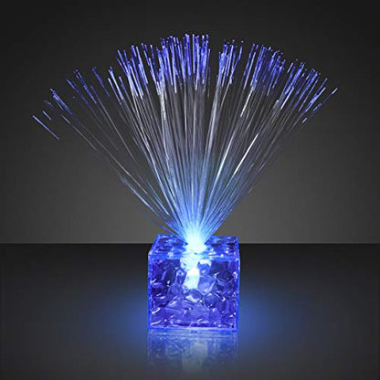 5.5" Light Up Mini Blue Centerpieces (Party Set of 12) for Tables