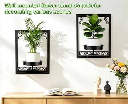 WGFKVAS Wall Plant Holder Set of 3, Picture Frame Plant Holder