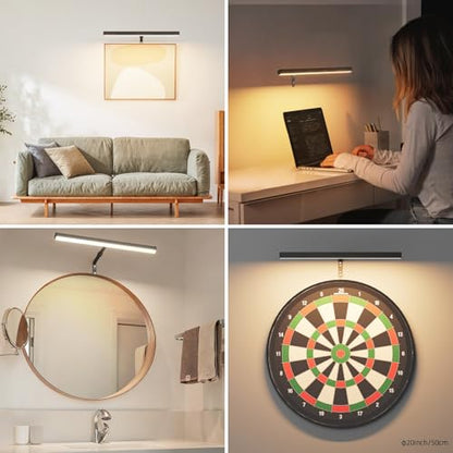 16" LED Picture Light Plug in, 5W Black Art Light - color: Black, size: 16 inch