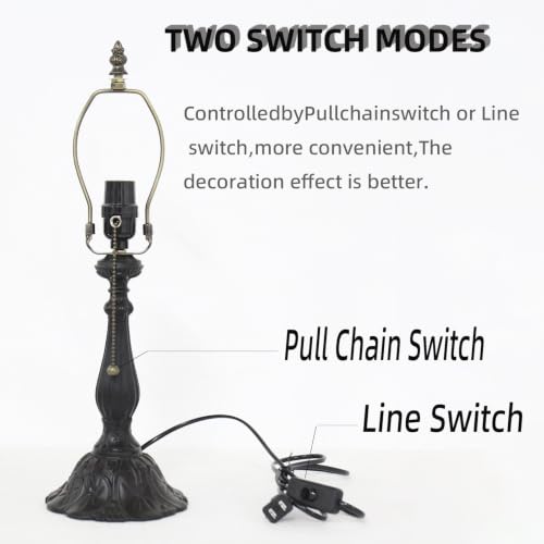 Tiffany Style Table Lamp,Spider Desk Lamp,Gothic Style Stained Glass lamp - color: Spider