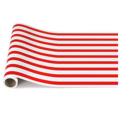 AmazingSpark Striped Table Runner Roll,Red,25' Long X 16" Wide - color: Red, size: 25' Long X 16" Wide
