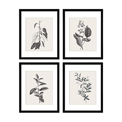 ArtbyHannah Framed Kitchen Wall Art, 11x14inch Botanical Gallery Wall Decor - size: 11x14 Inch