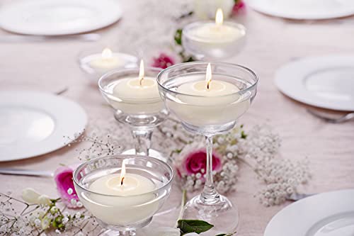 BOLSIUS Ivory Floating Candles 3 inch - 12 Pack Water Candles - Premium European Quality - 8 Hour Clean Burning - No Palm Oil - 0% Animal Fat - Cotton Wick - Centerpiece Decor, Romantic Wedding Events - size: 3 Inch, style: 1 Pack