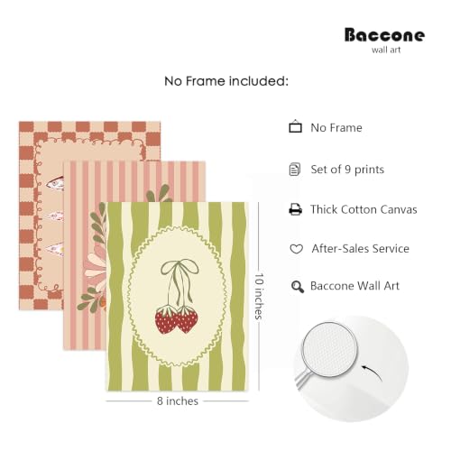 Vintage Floral Wall Art Decor Pink Cottagecore Posters 8x10x9 Inch Unframed - color: Beauty Floral Prints, size: 8x10 Inch No Frame