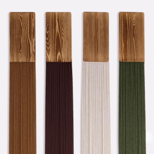 Mokof Boho Macrame Wall Hanging Decor for Living Room Bedroom, 71", 4 Pack - size: 71"L x 6"W