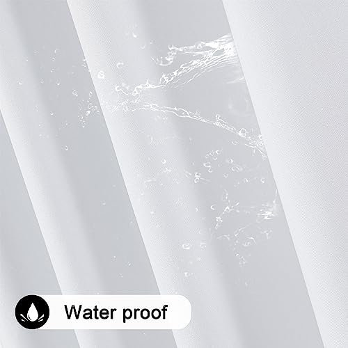 KEQIAOSUOCAI Pure White 100% Blackout Linen Curtains 80 Inches Long 2 Panels for Bedroom,Modern Farmhouse Full Black Out Room Darkening Thermal Insulated Window Curtain Panels W50 x L80 Inch Length - color: Pure White, size: 50"W x 80"L (Pack of 2)
