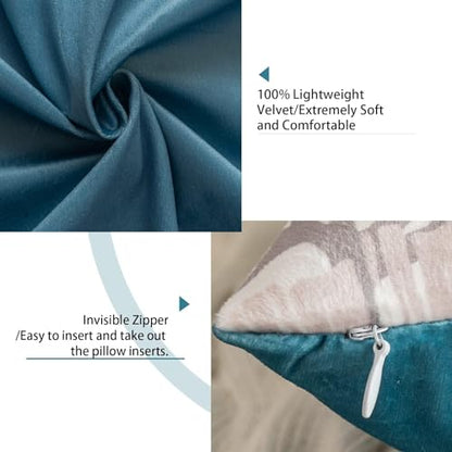 Tritard Coastal Pillow Covers Set of 2, 16x16, Blue - size: 16" x 16" (Pack of 2)