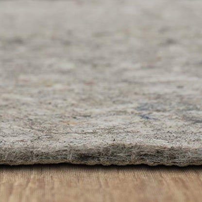 Mohawk Home Non Slip Rug Pad 5' x 8'- 1/4" Thick Felt + Latex Rubber Gripper - Dual Surface Cushion for Hardwood, Carpet, Tile Floors, Made in USA - size: 5' x 8' (Rectangular), style: 1/4 Inch Dual Surface Rug Pad