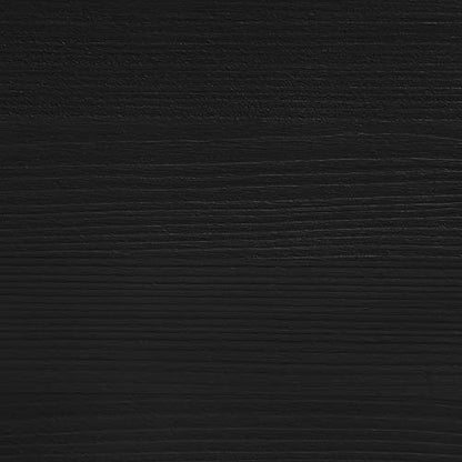 Creative Deco Large Black Wooden Box Storage with Hinged Lid - color: Black, size: XXL | Handles