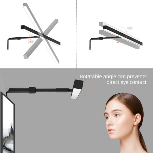 24" LED Picture Light Plug in, 9W Black Art Light - color: Black, size: 24 inch