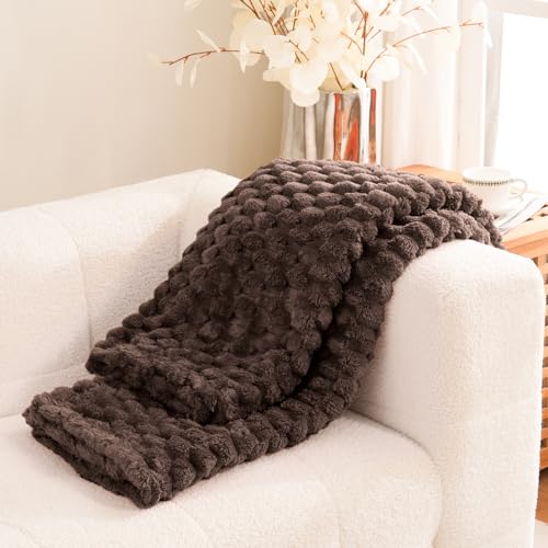 Excervent Big 3D Clouds Stylish Blanket for Kids, 40x50 Inches, Brown - color: Brown-l, size: 40"x50"