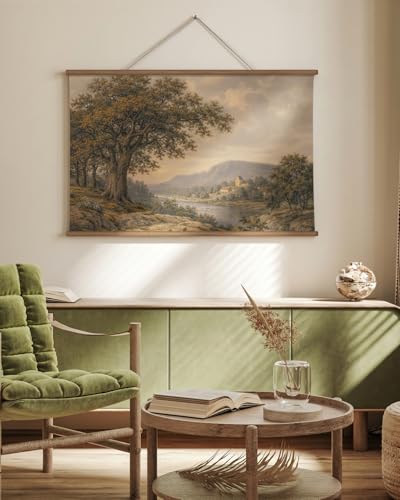 HUARCEY Extra Large Landscape Wall Art Oversized Nature Canvas Prints 36x54 - color: River Oak, size: 54"L x 36"W