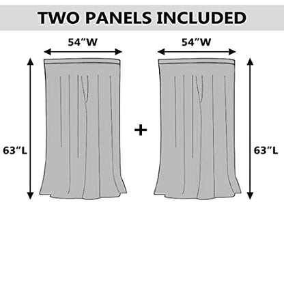Demetex Semi Sheer Curtains Panel White Striped Lace Window Curtains for Living Room Nursery, Set of 2, 54 x 63 inch Length - color: Striped White, size: 54"W x 63"L (Pack of 2)