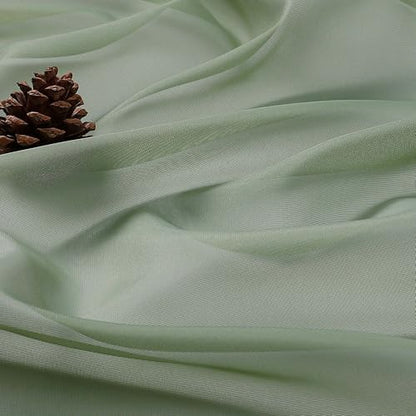 OVZME Sage Green Sheer Curtains 120 Inches Long 2 Panels Set, 59 Inch Extra Wide Soft Airy Lightweight Sheer Curtains for Living Room, Farmhouse Voile Filmy Rod Pocket Drapes, 59Wx120L Inches - color: Sage Green, size: 59"W x 120"L (Pack of 2)
