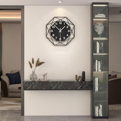 Large Wall Clock for Living Room Decor 16inch Silent Modern Clock - size: 16 inch