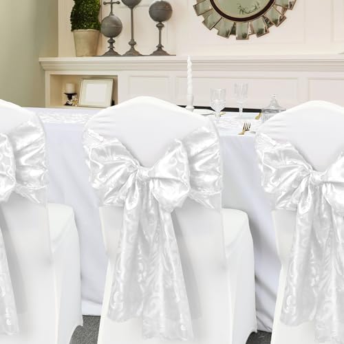 White Satin Table Runner 12 x 108 Inch, 2 Pack - color: White, size: 2 Pcs