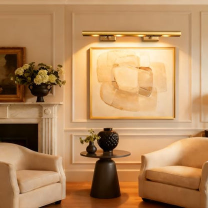 30 inch Picture Lights for Wall Hardwired Brass Picture Light - color: Brass, size: 30in