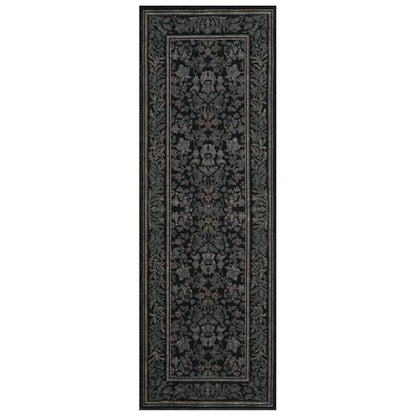 GarveeHome Washable 2.5x8 Hallway Runner Rug Non Slip Kitchen Rugs, Black - color: Black, size: 2'6" x 8' (Rectangular)